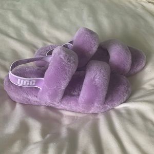 Ugg Size 9 Lilac Oh Yeah Slide Slippers NWOT